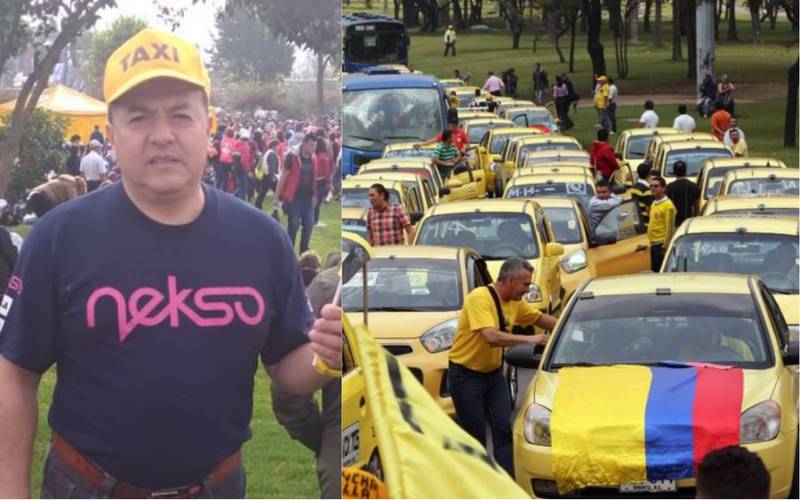 Hugo Ospina anunció que los taxistas se unirán al paro nacional