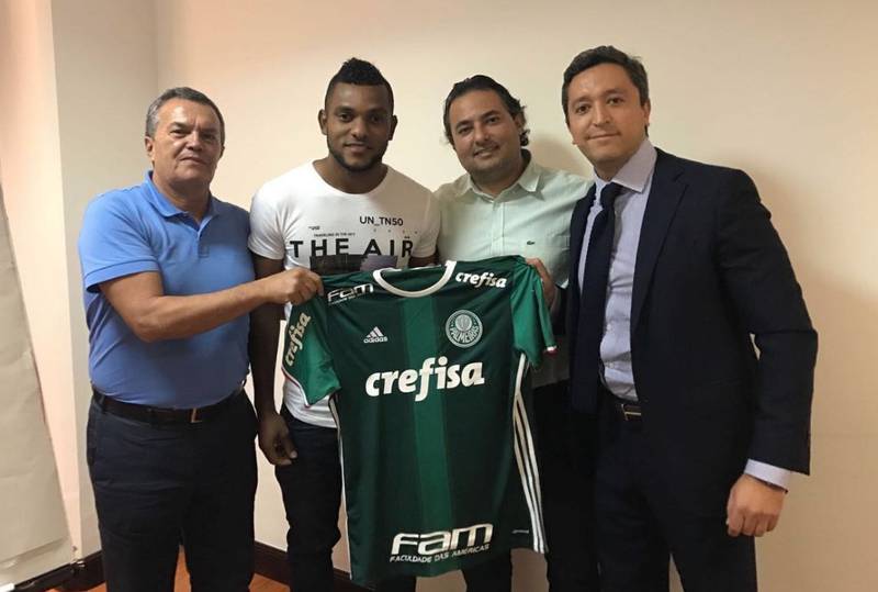 Miguel Borja es nuevo jugador del Palmeiras