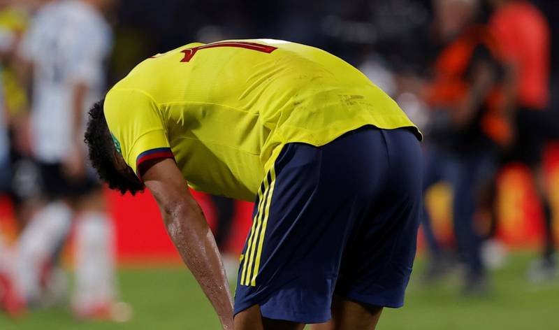 Aparecen fotos con Luis Díaz llorando, tras la derrota de la Selección Colombia