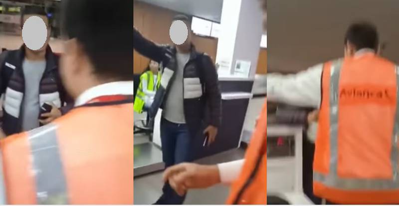 Pasajero golpea a funcionario de Avianca en Aeropuerto de Barranquilla.