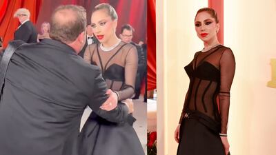 Lady Gaga se hizo tendencia en los Óscar 2023 por una razón diferente a su controvertido vestido 