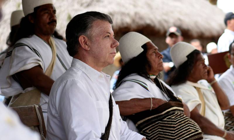 Juan Manuel Santos ahora busca la paz con la naturaleza