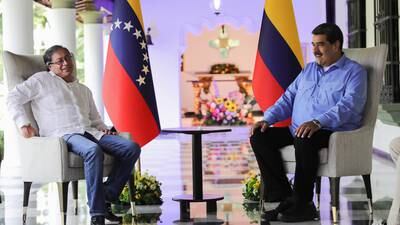 Tercer encuentro: Petro volvió a visitar a Nicolás Maduro en Venezuela, ¿qué hablaron?