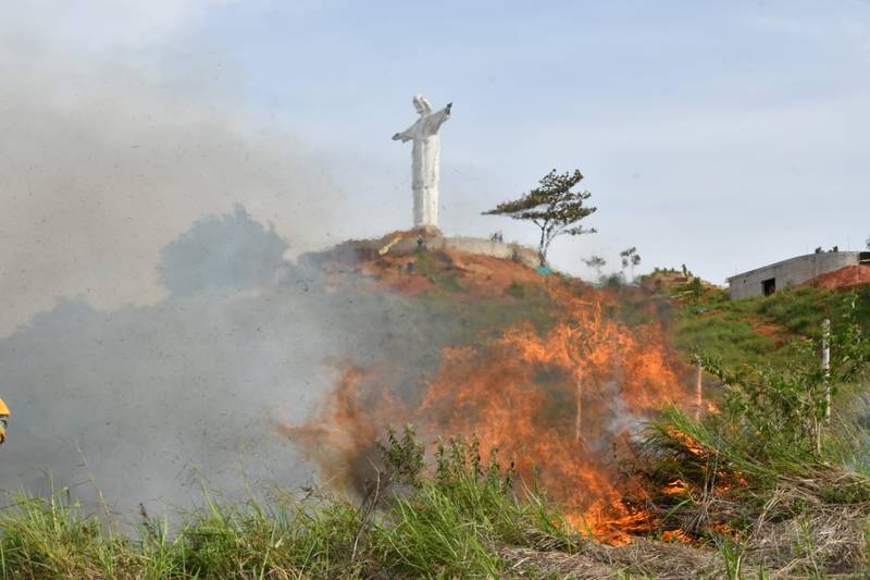 En horas de la mañana del pasado martes 09 de mayo se presentó un incendio forestal en Cristo rey que dejó más de 20 hectáreas afectadas.