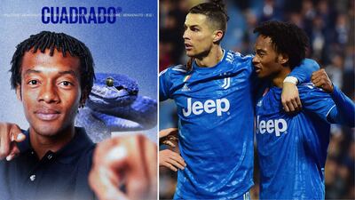 Inter le dejó ‘un mensajito’ a Cuadrado justo antes de enfrentar a Cristiano Ronaldo