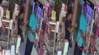 Pillaron a hombre robando vibradores en un sex shop en Santa Marta