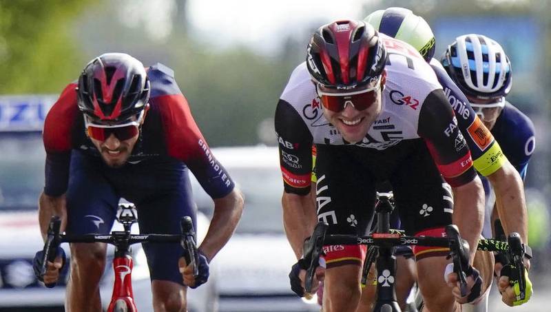 Tres colombianos se lucieron en Giro della Toscana, aunque Egan se volvió a retirar