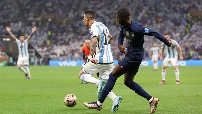 penal a favor de Argentina en la final del Mundial Qatar 2