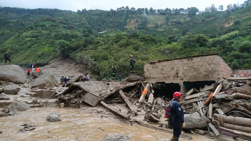 Deslizamiento en Quetame, Cundinamarca, el 18 de julio de 2023