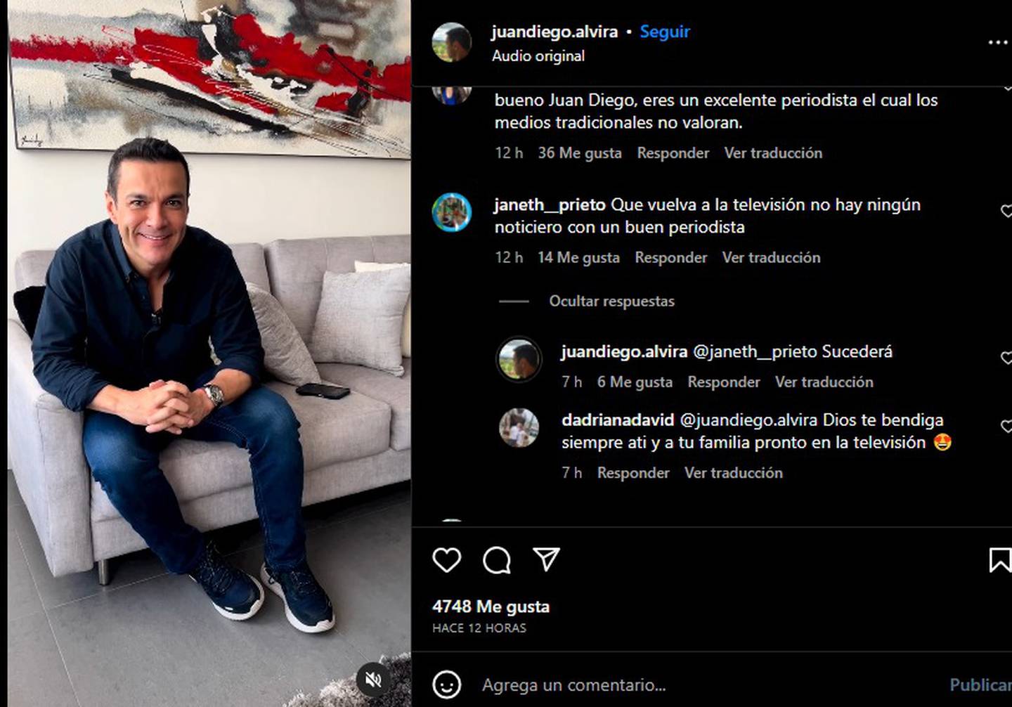 Juan Diego Alvira regresará a las pantallas de televisión: esto se sabe