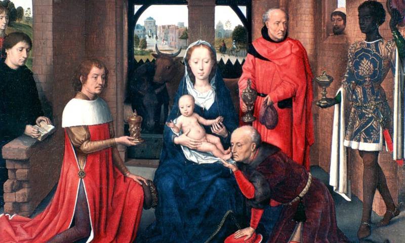 Adoración de los Magos, 1453-1494. Artista: Hans Memling