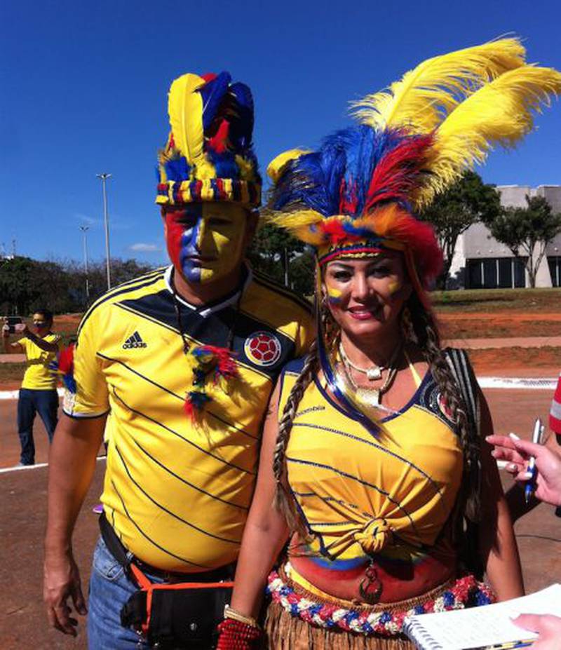 Fotos: Los mejores disfraces de los Colombianos en Brasil – Publimetro  Colombia