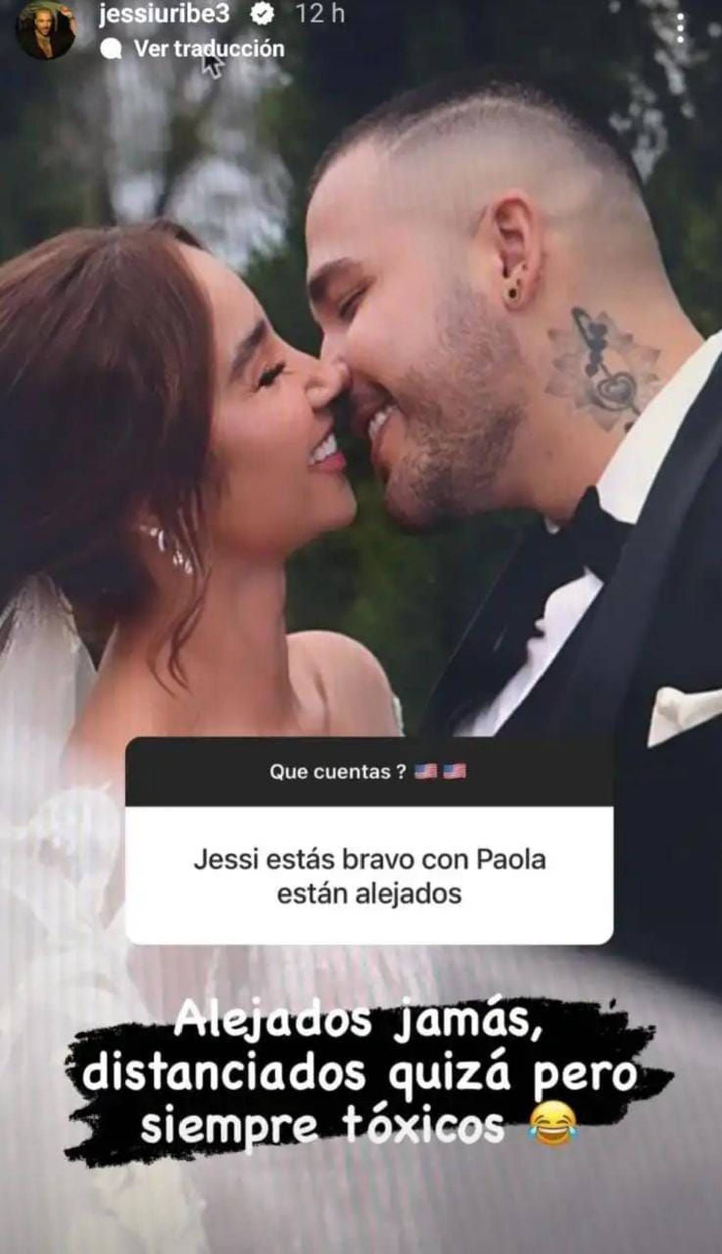 Jessi Uribe habla sobre su relación con Paola Jara