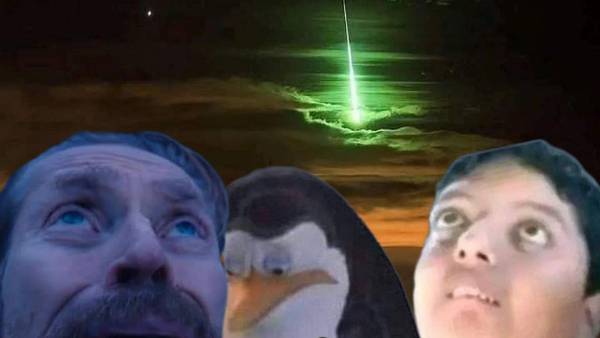 ¿Alguien logró ver el cometa verde? Las redes sociales se inundan con los mejores memes del evento astronómico