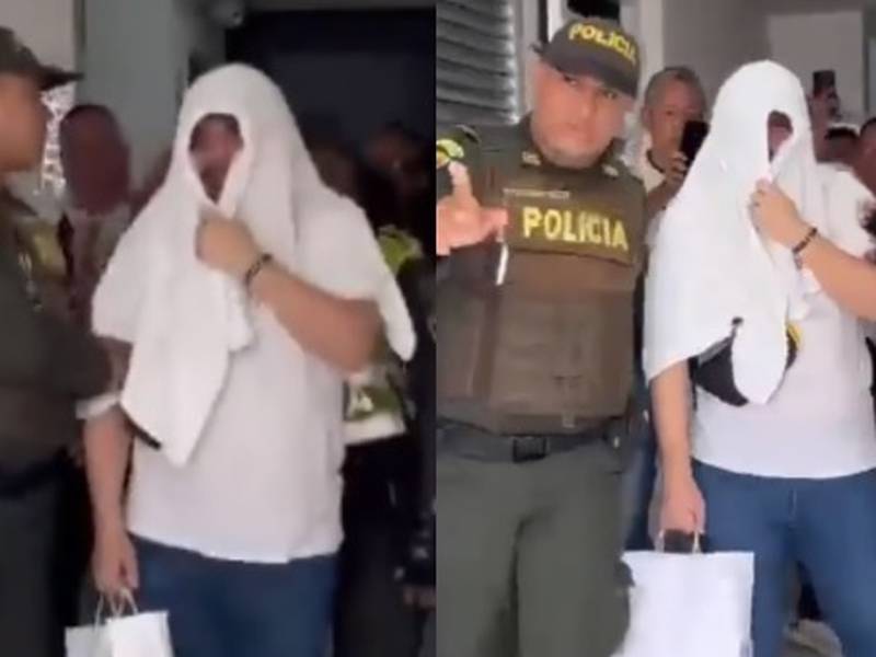 Paloterapia a ladrón en Barranquilla: “da la cara” le gritaban mientras escondía su rostro en una toalla