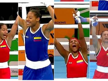 Pegando duro: son 4 las colombianas en semifinales del Mundial de Boxeo