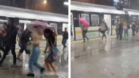 Aguacero en Medellín inundó estaciones del Metro y dejó fuera de servicio líneas del Metrocable