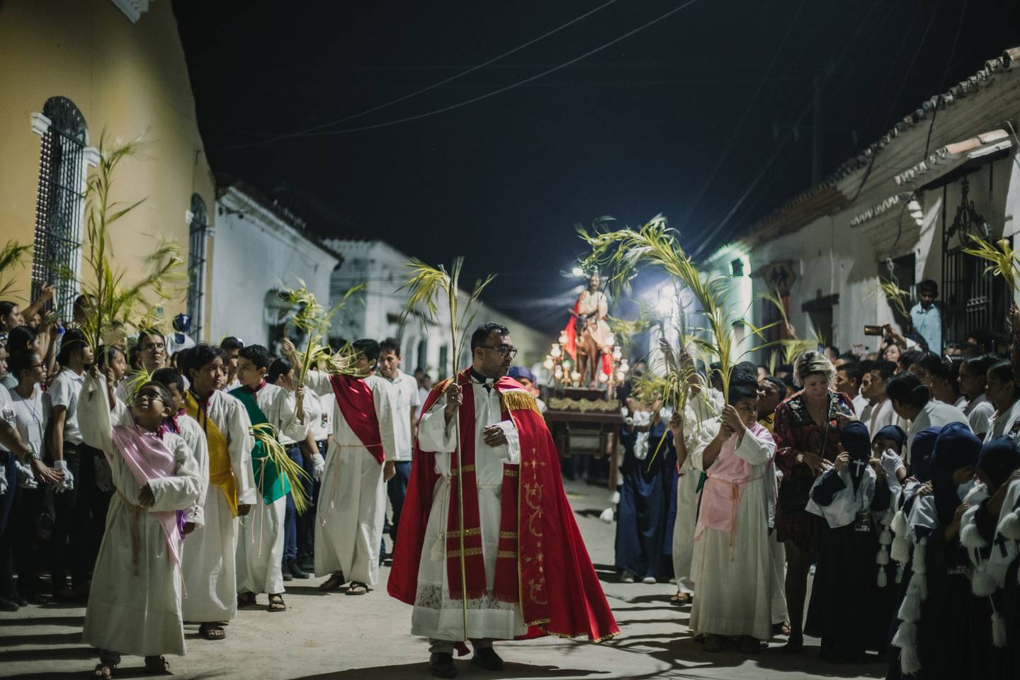 Semana Santica en Mompox, Bolívar. Una réplica de la Semana Santa para los niños.