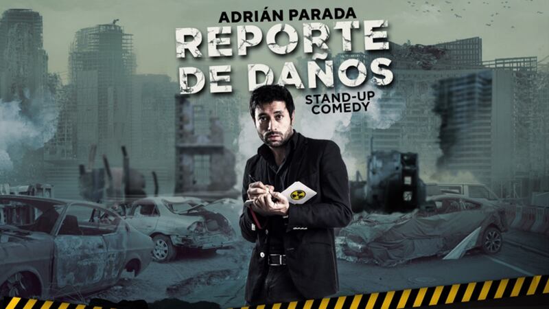 Reporte de Daños, show de Adrián Parada en Bogotá