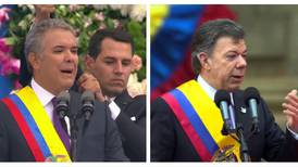 Lea y compare: Discursos de posesión de Iván Duque y Juan Manuel Santos