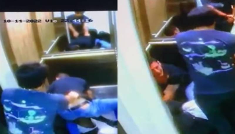 Video en el que presuntamente periodista de Noticias Uno golpea a su pareja.