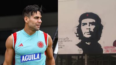 Propusieron que Falcao reemplace al ‘Che’ en la icónica plaza de la Nacional y más de uno se ofendió  