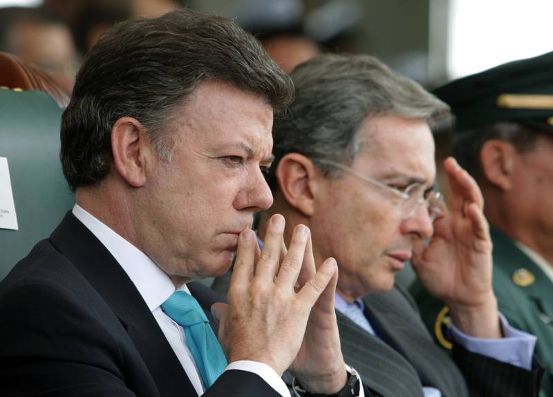 reunión entre Santos y Uribe
