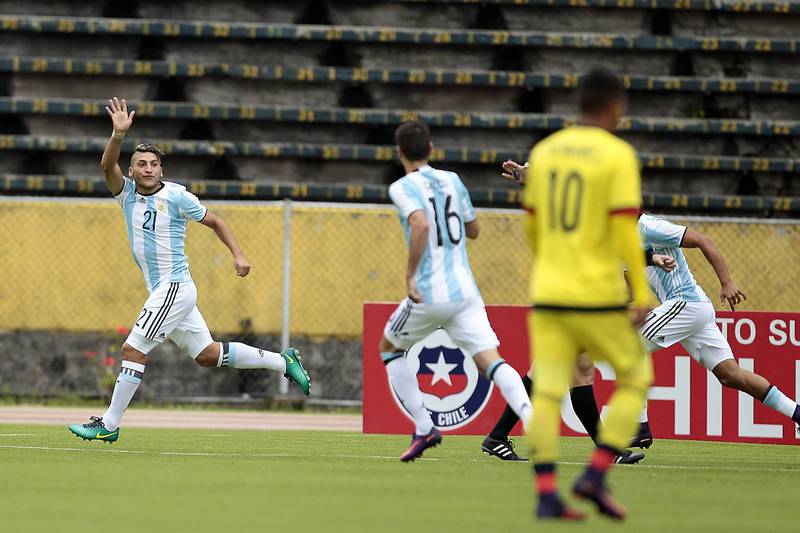 Video goles Colombia 1-2 Argentina Sudamerica sub 20 2017