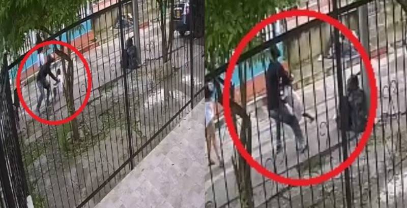 Imagen en video del ladrón que robó celular a niño en Cartagena.