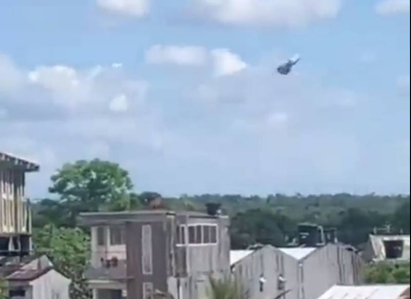 Helicóptero del Ejército Nacional se cayó en el departamento de Chocó