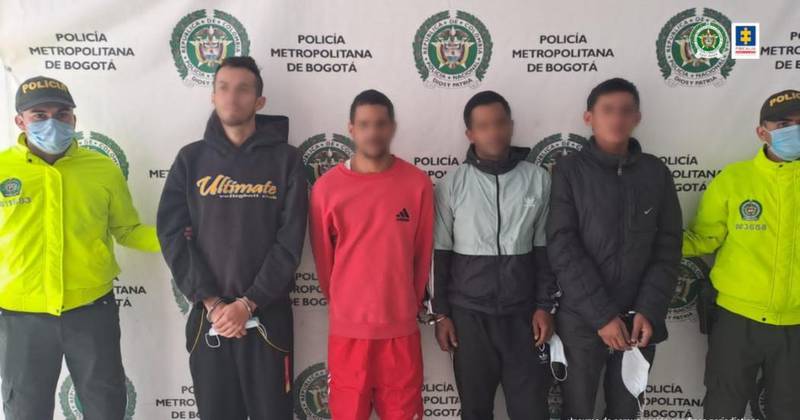 Integrantes de 'Los Satánas', temida banda delincuencial responsable de varios 'embolsados' en Bogotá