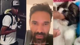 En video: Ladrón secuestró cachorra de shitzu al actor Rafael Caparroso