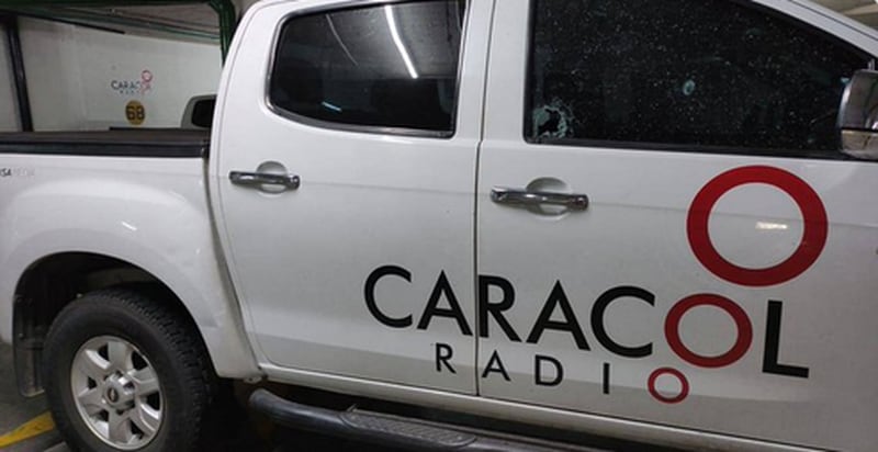 Agresión a empleados de Caracol Radio