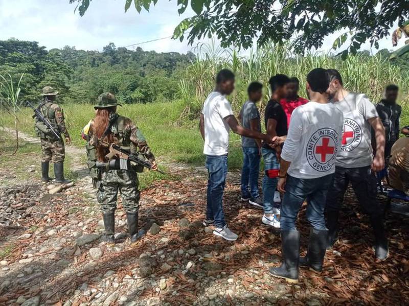 Disidencias de las FARC dejan en libertad a siete secuestrados en Nariño.