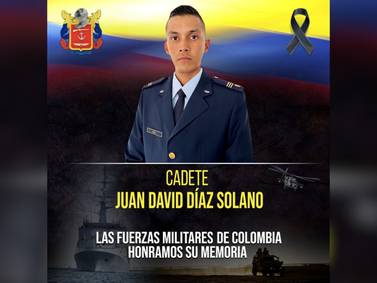 Falleció el cadete Juan David Díaz a causa de graves heridas por accidente en avioneta en Cali