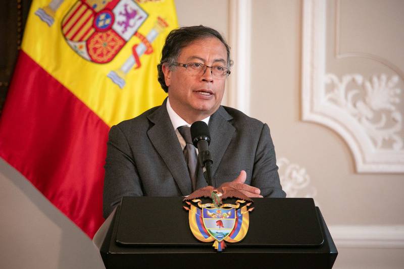 Presidente Gustavo Petro, al término del encuentro bilateral con el Presidente del Gobierno del Reino de España, Pedro Sánchez - 24 de agosto de 2022
