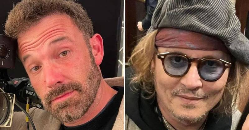 Ben Affleck y Johnny Depp tienen fotos aparentemente dormidos circulando por todo internet
