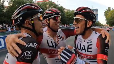 Ni Juan Sebastián Molano se creía que ganó la última etapa de Vuelta a España