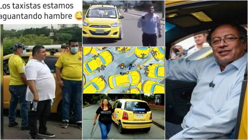 “Por allá no voy”: el paro de taxis salió mal y los memes no los perdonaron