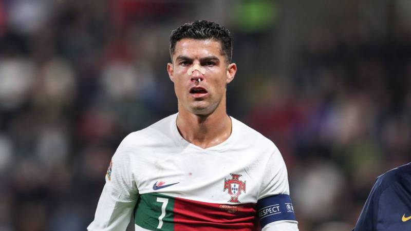 Cristiano Ronaldo en República Checa vs. Portugal