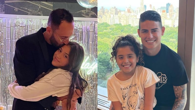 Hijas de James Rodríguez y David Ospina repitieron baile que fue noticia en 2021