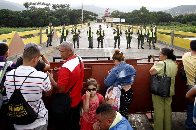 Cierre frontera entre Colombia y Venezuela/EFE