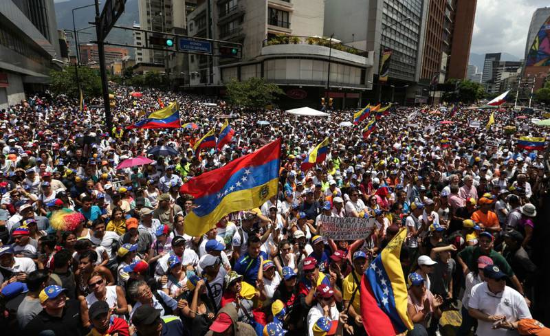 Marchas en Venezuela en vivo