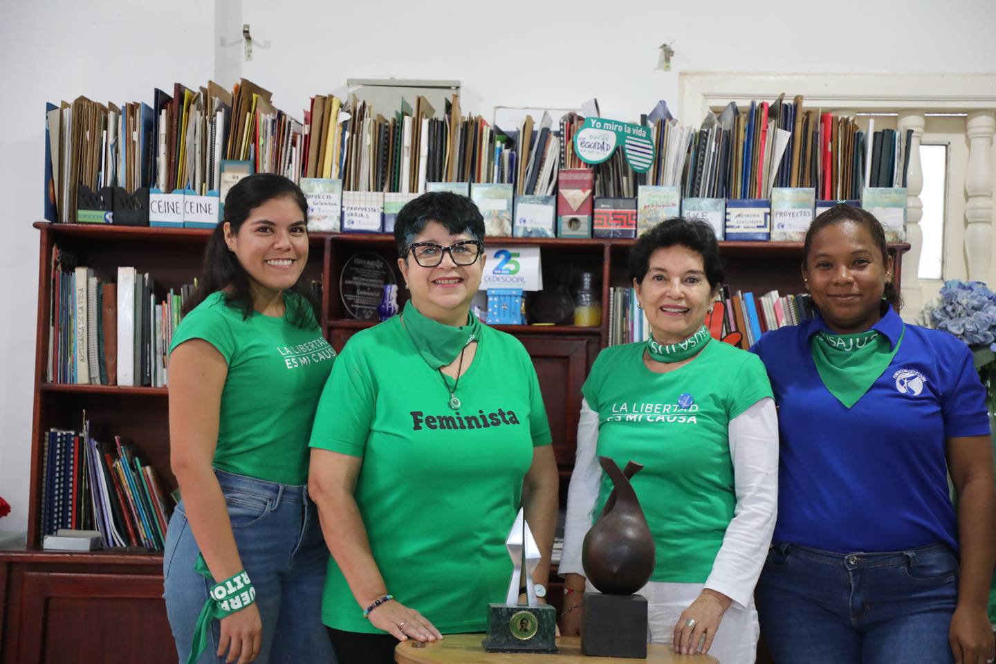 Mujeres de Cedesocial, integrante de Causa Justa en Barranquilla.