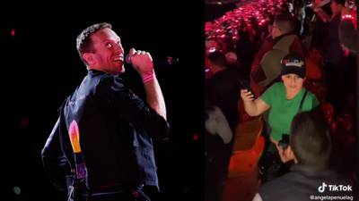 Este hombre aprovechó el concierto de Coldplay en Bogotá para proponer matrimonio