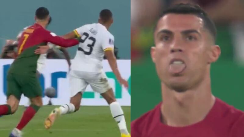 Cristiano Ronaldo y gol anulado vs. Ghana