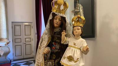 Virgen del Carmen fue encontrada intacta en medio de un incendio forestal en Pamplona, Norte de Santander