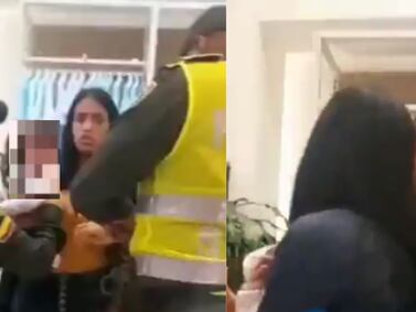 Sin importarle que llevaba a su bebé en brazos, policía la esposó por reclamar el pago de su salario
