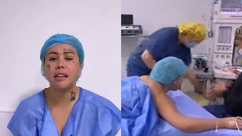 Con una confesión horas antes de entrar a la cirugía de sus prótesis es como Yina Calderón contó todo lo que haría.