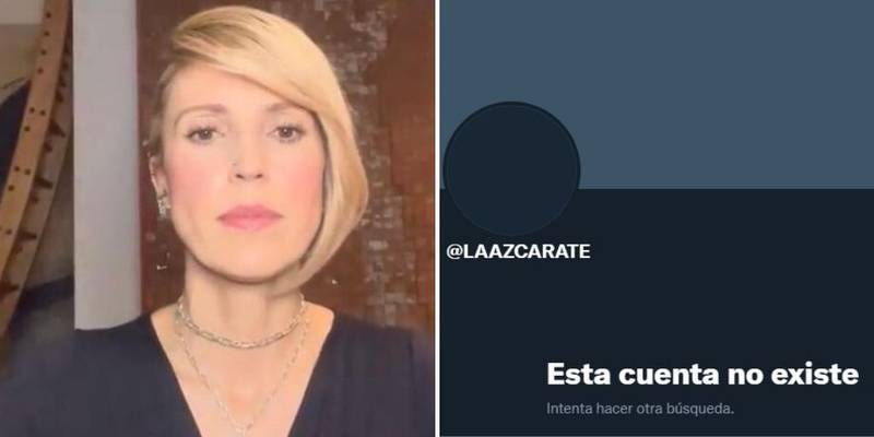 Alejandra Azcárate cerró su cuenta de Twitter